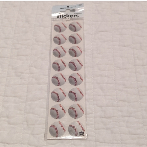 4 packs of Alpha stickers, 2 Numbers, 1 Baseball - Picture 4 of 4